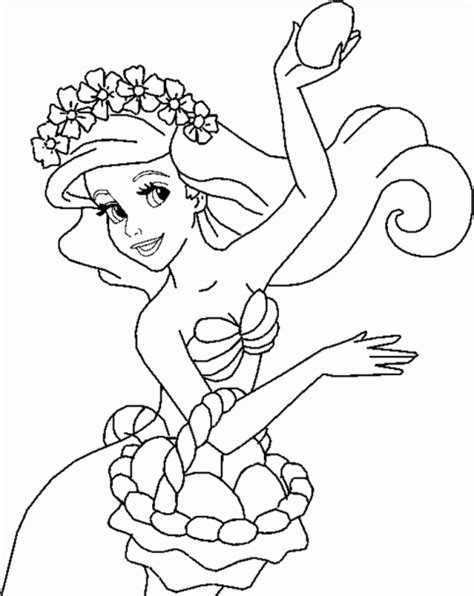 printable  mermaid coloring pages  kids
