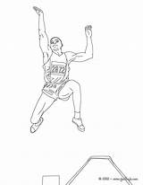 Salto Longitud Saut Longueur Distancia Atletismo Deportes Esportes Athletisme sketch template