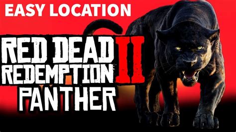 panther hunting location  red dead  rdr  panther spawn location farm youtube