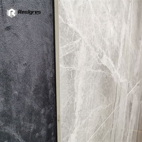 glossy grey ceramic tile flooring infinity connection realgres