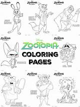Zootopia Coloring Pages Printable Thesuburbanmom Animation Print Colouring Disney Sheets Animal Kids Taking Learn Check Previous Post Everfreecoloring Computer sketch template