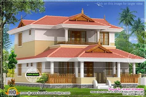 beautiful traditional home elevation kerala home design  floor plans  houses