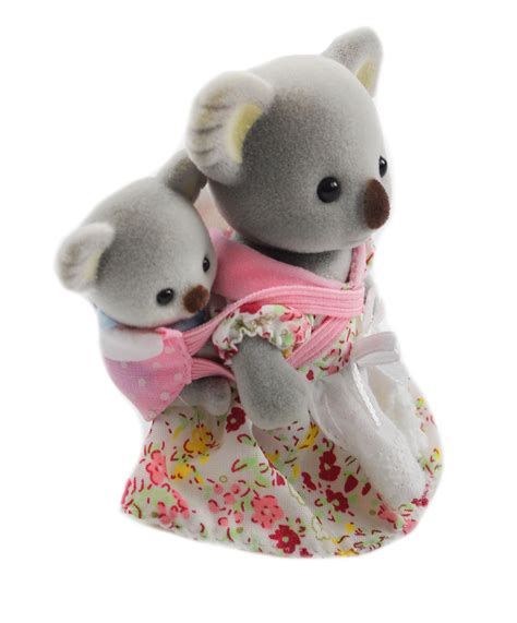 calico critters outback koala family learn   visiting