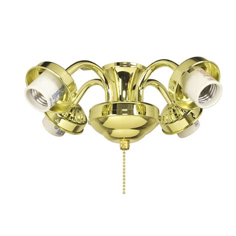 harbor breeze  light bright brass incandescent ceiling fan light kit  lowescom
