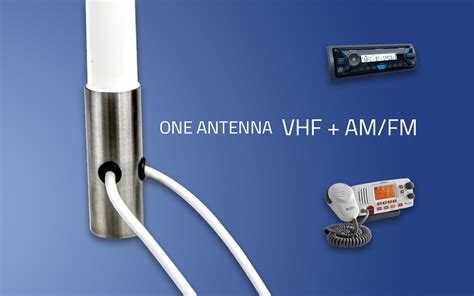 marine radio antenna combo vhfamfm airwave marine