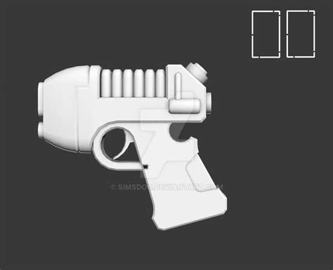 plasma pistol wip  render   simsdoc  deviantart