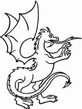 Dragon Coloring Pages Easy Dragons Kids Printable Flying Medieval Cliparts Color Pitchers Clipart Clipartbest Clipartmag Print Ace Getcolorings Comments Procoloring sketch template