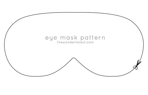 easy sleep eye mask tutorial  forest