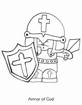 Coloring Pages Printable Kids School Sunday Christian God Armor Armour Children Bible Preschoolers Print Under Armadura Dios Old Color True sketch template