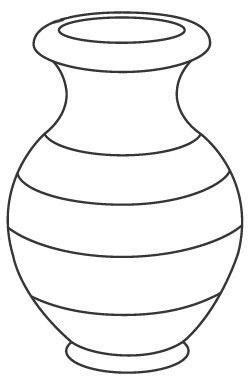 pin  patterns vase clipart printable vase printable transparent