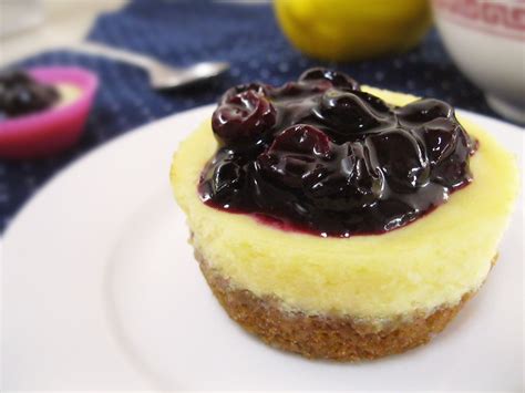 Mini Lemon And Blueberry Cheesecake Berrie Vanille