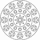 Sterne Mandalas Ausdrucken Ausmalen Mond Sonne Malvorlagen Stern Coloring Malvorlage sketch template