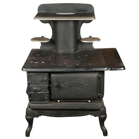 Late 1800s Cast Iron Stove By Romantic From A Unique