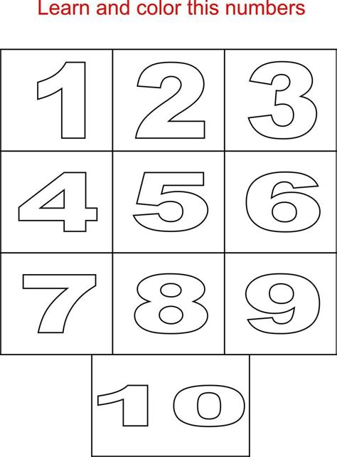 numbers  printable numbers printable numbers numbers  kids