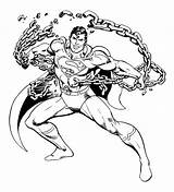 Superman Chains Lopez Garcia Breaking Comicartcommunity Comic Community sketch template