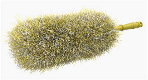 feather duster yellow dust  model turbosquid