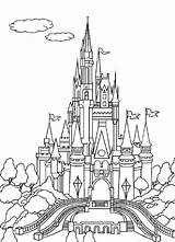 Cinderella Schloss Malvorlagen Mickey sketch template