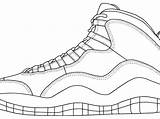 Jordan Coloring Pages Drawing Nike Shoes Air Shoe Printable Color Getdrawings Popular Paintingvalley Getcolorings Drawings sketch template