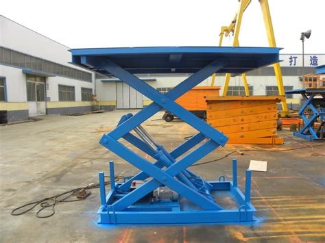 hydraulic scissor lift platform   cargo lifting