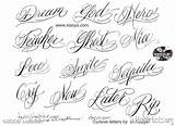 Cursive Fonts Tattoo Fancy Lettering Tattoos Script English Letters Font Name Old Styles Names Alphabet Designs Handwriting Photobucket Word Words sketch template