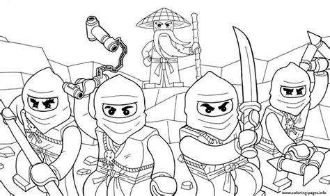 awesome ninjago se coloring page printable