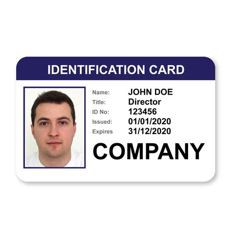 personalised id plastic cards template  stikaco