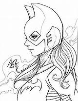 Artgerm Sketch Batgirl Paintingvalley sketch template
