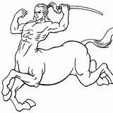 Centaur Myth sketch template