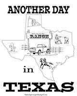 Texas Coloring Pages Clip Color Print sketch template
