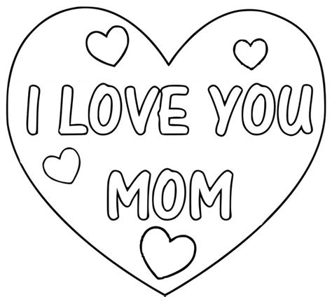 love  mom coloring pages  worksheets
