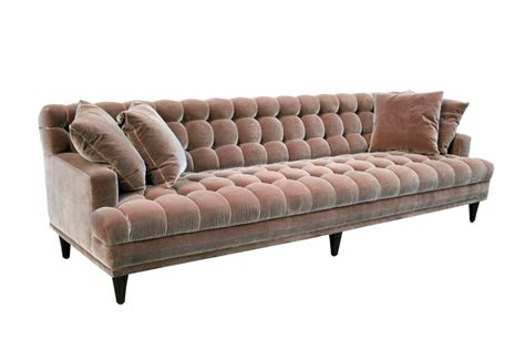 mid century tufted velvet sofa  stdibs