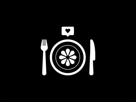 unused food review logo  graeme robertson  dribbble