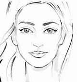 Face Chart Printable Charts Print sketch template