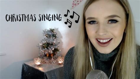 asmr christmas softly singing you to sleep with christmas songs youtube