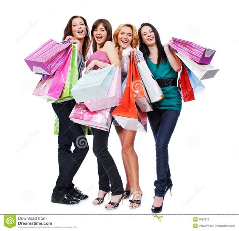 de jonge volwassen mensen van de groep met gekleurde zakken stock foto image  leuk groep