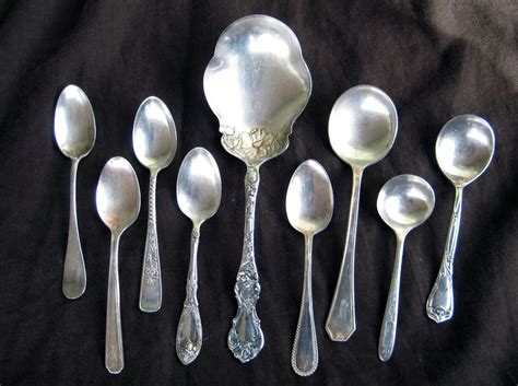 collecting vintage sterling silver  silverplate tableware hobbylark