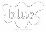 Colouring Red Splats Blue Colour Pages Splat Children Activityvillage sketch template