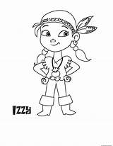 Izzy Piratas 2435 Freekidscoloringpage sketch template