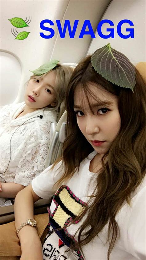 check out the tired but cute photos of snsd s taeyeon