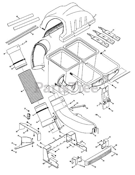 mtd aoem mtd  bagger assembly  general assembly parts lookup  diagrams