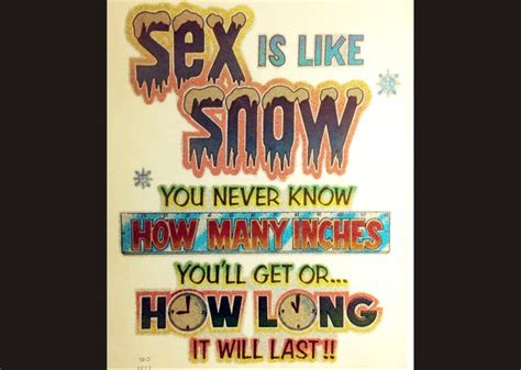 sex is like snow vintage 1970 s original t shirt iron on glitter