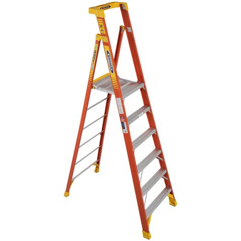 foot tall platform ladder step ladders  lowescom