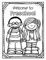Coloring Preschool School Pages Back Welcome First Week Last Cute Printable Kindergarten Easy Activity These Color September Activities Printables Students sketch template