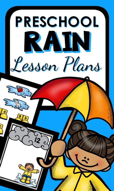 rain theme preschool classroom lesson plans preschool teacher