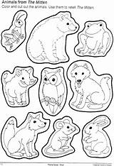 Coloring Pages Endangered Animals Mitten Mittens Winter Rainforest Sheets Printable Trees Color Getcolorings Getdrawings Colorings sketch template