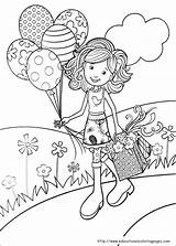 Girls Coloring Groovy Pages Printable sketch template