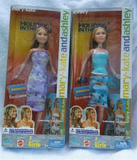 mary kate and ashley olsen dolls new in box some sticker residue on