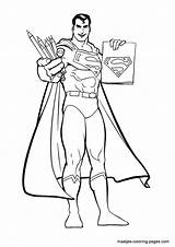 Superman Coloring Pages Boys sketch template