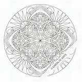 Mandala Celestial Mandalas Suns Moons sketch template