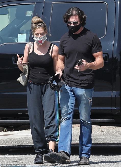 Denise Richards And Her Husband Aaron Phypers Grab Food In Malibu